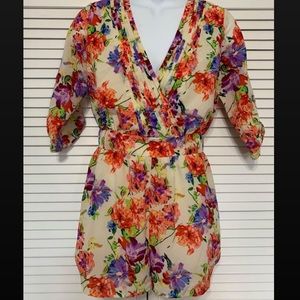 FLORAL ROMPER